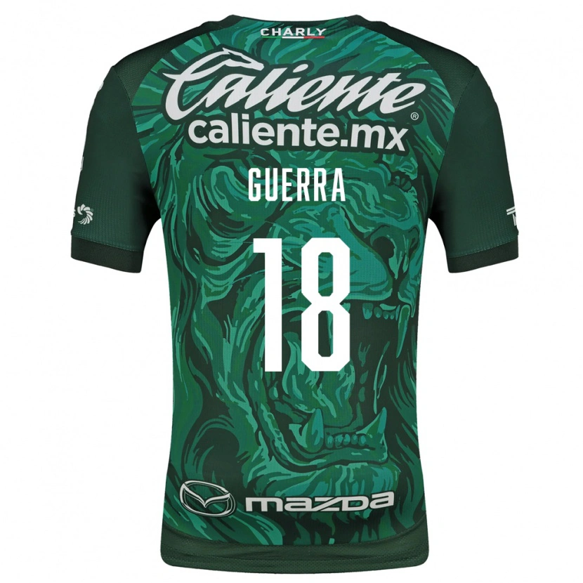 Danxen Mujer Camiseta Edgar Guerra #18 Verde Negro 1ª Equipación 2026/27 La Camisa México