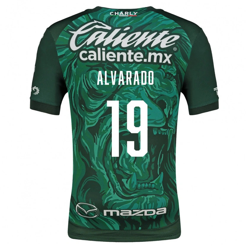 Danxen Mujer Camiseta Alfonso Alvarado #19 Verde Negro 1ª Equipación 2026/27 La Camisa México