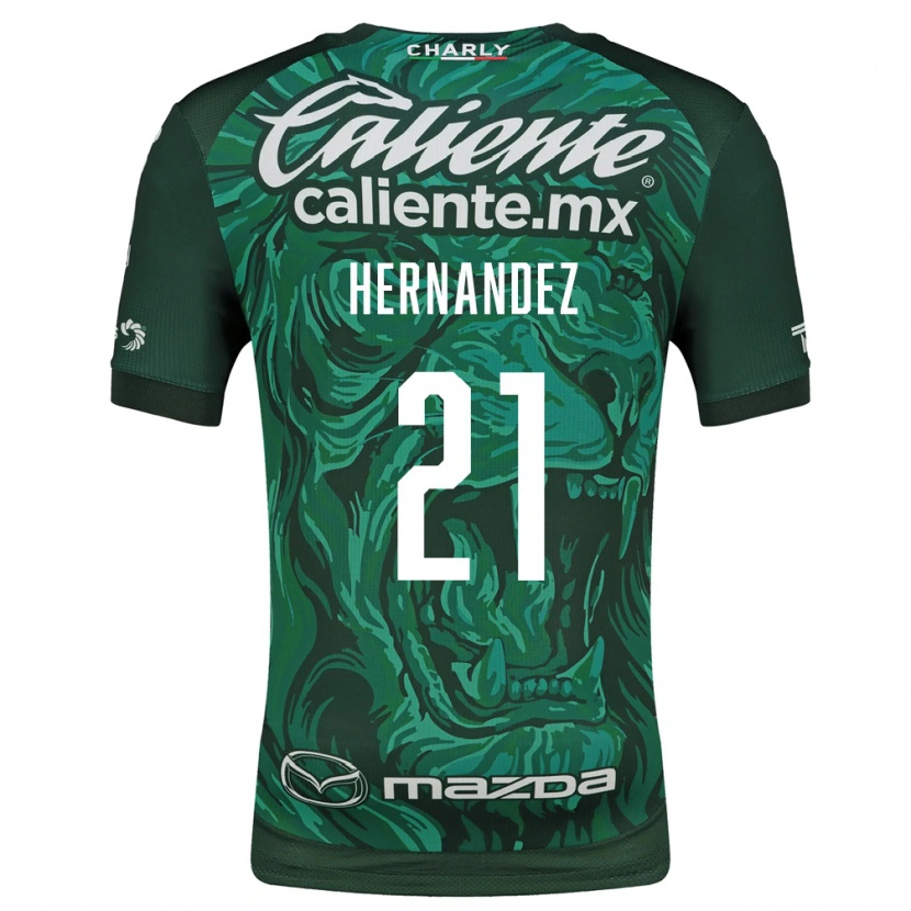 Danxen Mujer Camiseta Alexa Hernández #21 Verde Negro 1ª Equipación 2026/27 La Camisa México