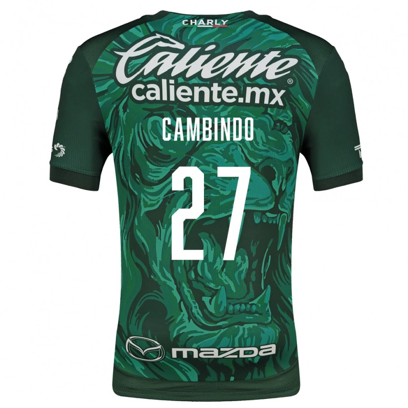 Danxen Mujer Camiseta Díber Cambindo #27 Verde Negro 1ª Equipación 2026/27 La Camisa México