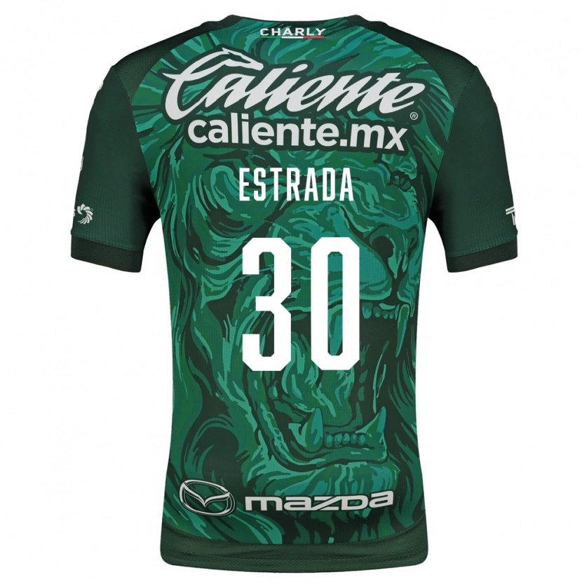 Danxen Mujer Camiseta Ángel Estrada #30 Verde Negro 1ª Equipación 2026/27 La Camisa México