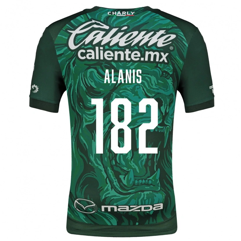Danxen Mujer Camiseta Alejandro Alanís #182 Verde Negro 1ª Equipación 2026/27 La Camisa México