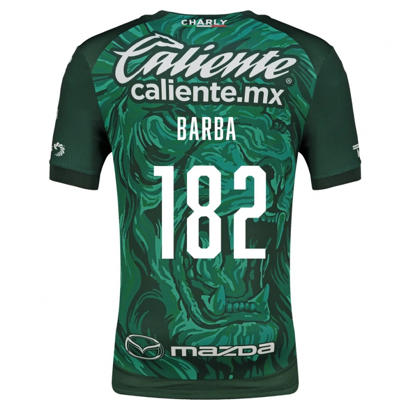 Danxen Mujer Camiseta Austin Barba #182 Verde Negro 1ª Equipación 2026/27 La Camisa México