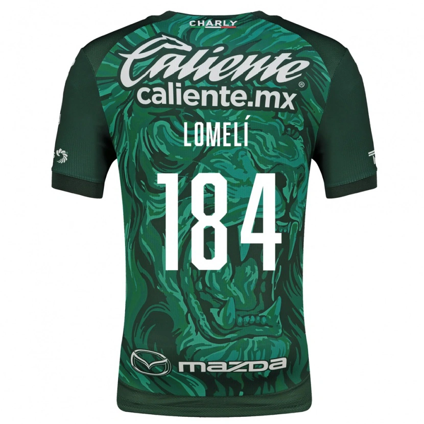 Danxen Mujer Camiseta Diego Lomelí #184 Verde Negro 1ª Equipación 2026/27 La Camisa México
