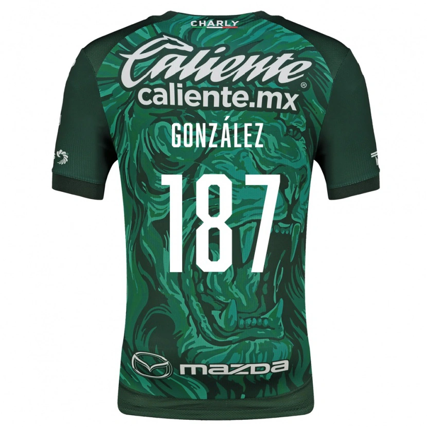 Danxen Mujer Camiseta Milán González #187 Verde Negro 1ª Equipación 2026/27 La Camisa México