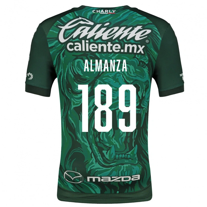 Danxen Mujer Camiseta Román Almanza #189 Verde Negro 1ª Equipación 2026/27 La Camisa México