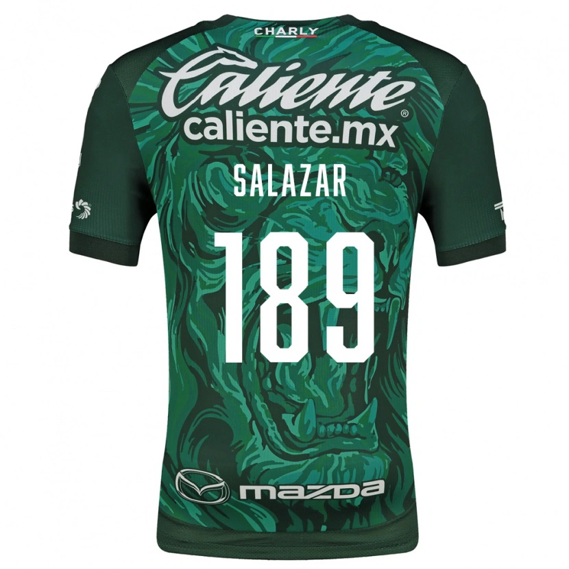 Danxen Mujer Camiseta José Salazar #189 Verde Negro 1ª Equipación 2026/27 La Camisa México