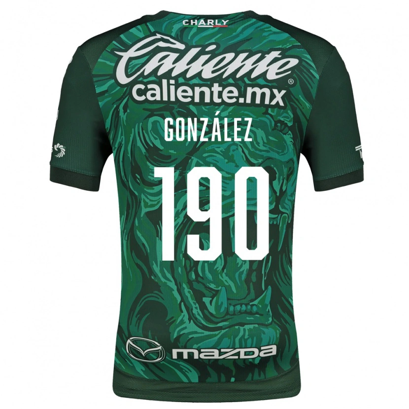 Danxen Mujer Camiseta Pedro González #190 Verde Negro 1ª Equipación 2026/27 La Camisa México