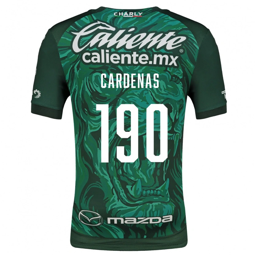 Danxen Mujer Camiseta Emilio Cárdenas #190 Verde Negro 1ª Equipación 2026/27 La Camisa México