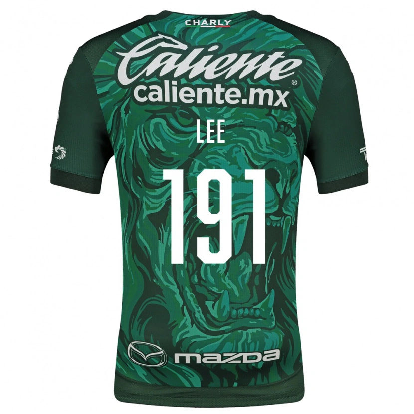 Danxen Mujer Camiseta Luis Lee #191 Verde Negro 1ª Equipación 2026/27 La Camisa México