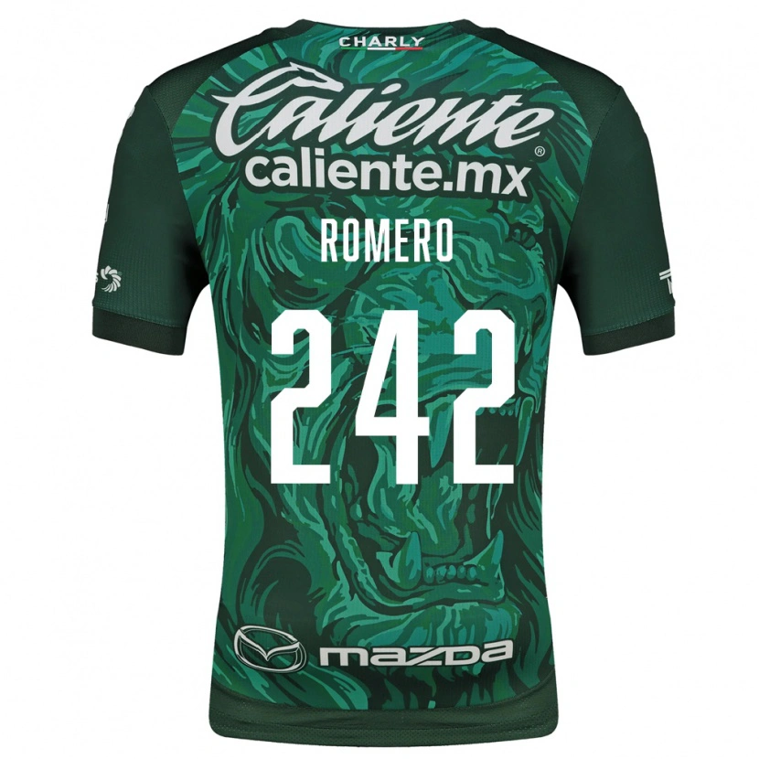 Danxen Mujer Camiseta Alan Romero #242 Verde Negro 1ª Equipación 2026/27 La Camisa México