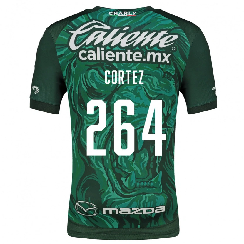 Danxen Mujer Camiseta Enrique Cortez #264 Verde Negro 1ª Equipación 2026/27 La Camisa México
