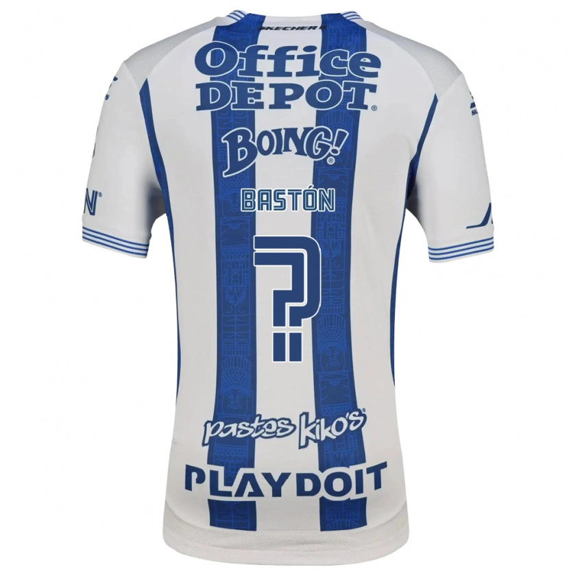 Danxen Mujer Camiseta Borja Bastón #0 Blanco Azul Marino 1ª Equipación 2026/27 La Camisa México