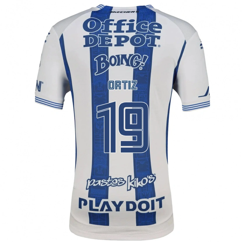 Danxen Mujer Camiseta Celso Ortiz #19 Blanco Azul Marino 1ª Equipación 2026/27 La Camisa México