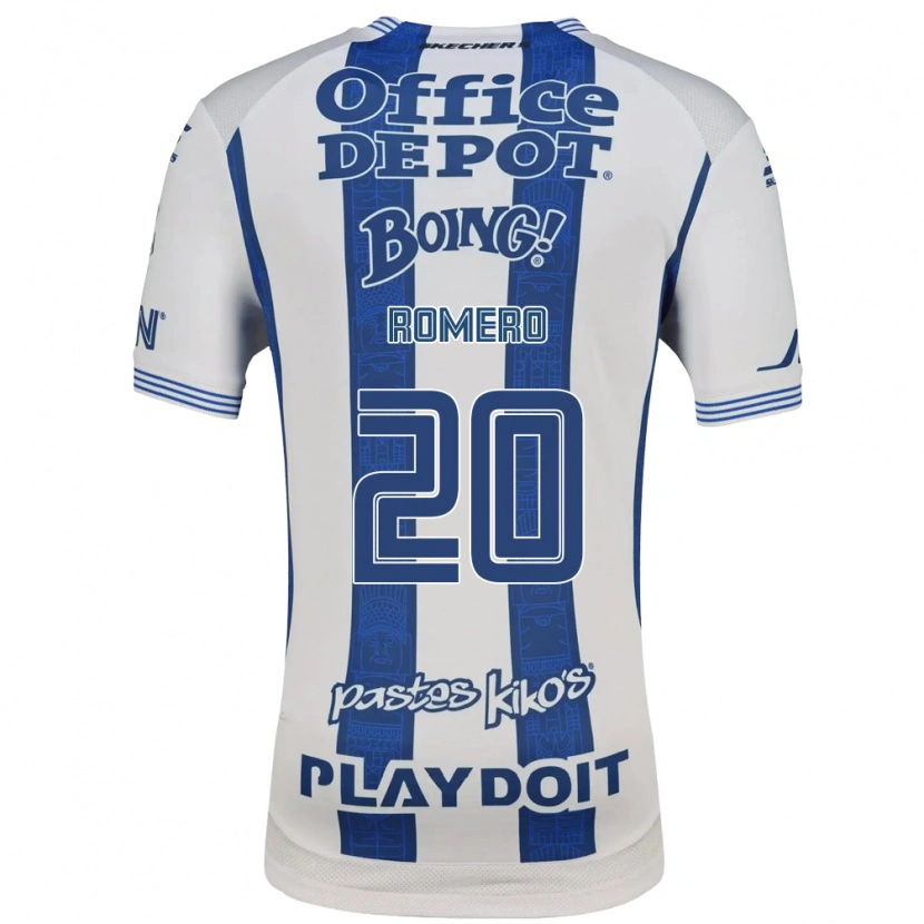 Danxen Mujer Camiseta Tamara Romero #20 Blanco Azul Marino 1ª Equipación 2026/27 La Camisa México