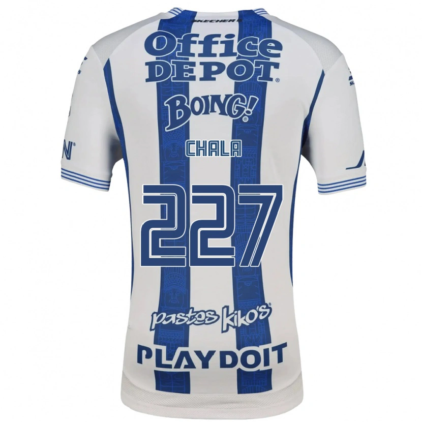 Danxen Mujer Camiseta Jean Chala #227 Blanco Azul Marino 1ª Equipación 2026/27 La Camisa México