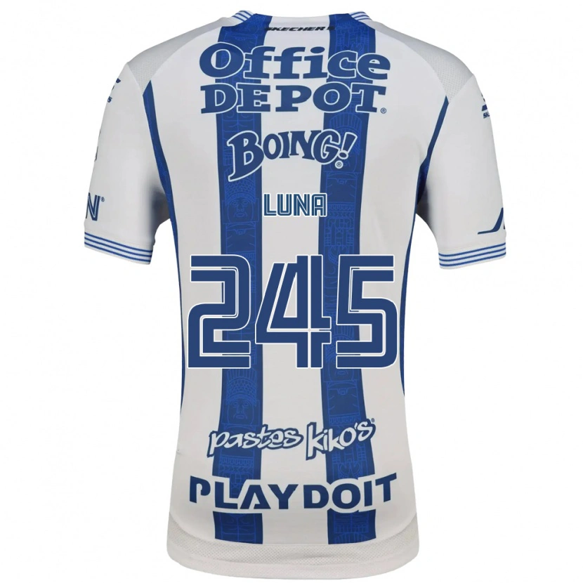 Danxen Mujer Camiseta Irving Luna #245 Blanco Azul Marino 1ª Equipación 2026/27 La Camisa México