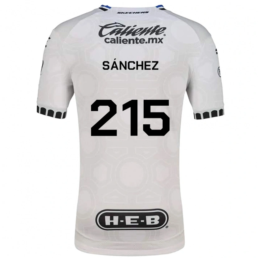 Danxen Mujer Camiseta José Sánchez #215 Blanco Negro Azul 1ª Equipación 2026/27 La Camisa México