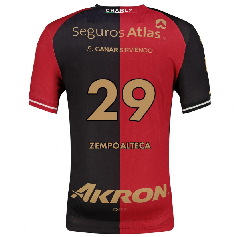 Danxen Mujer Camiseta Karla Zempoalteca #29 Rojo Negro Marrón 1ª Equipación 2026/27 La Camisa México