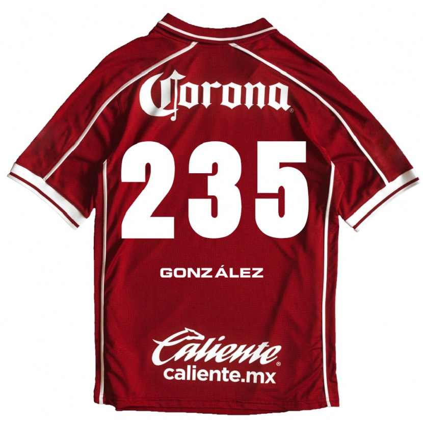 Danxen Mujer Camiseta Ian González #235 Blanco Rojo 1ª Equipación 2026/27 La Camisa México