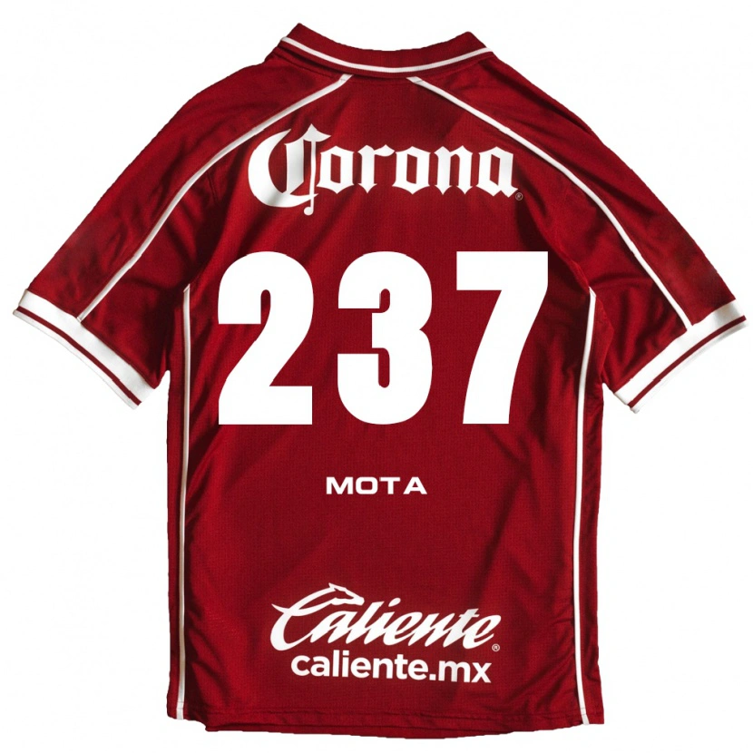 Danxen Mujer Camiseta Diego Mota #237 Blanco Rojo 1ª Equipación 2026/27 La Camisa México
