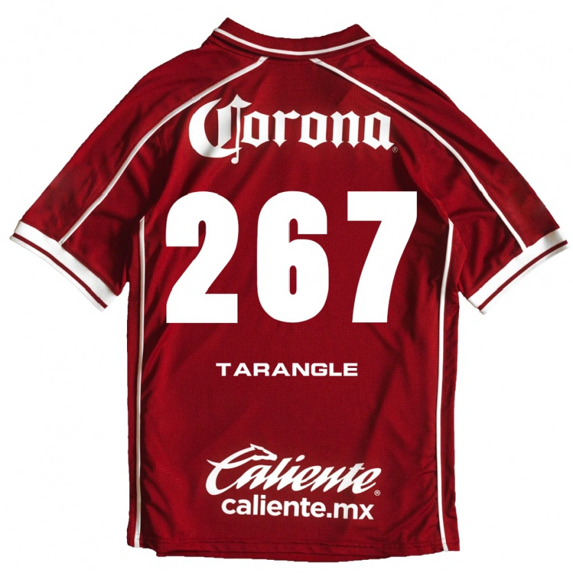 Danxen Mujer Camiseta Sebastián Tarangle #267 Blanco Rojo 1ª Equipación 2026/27 La Camisa México
