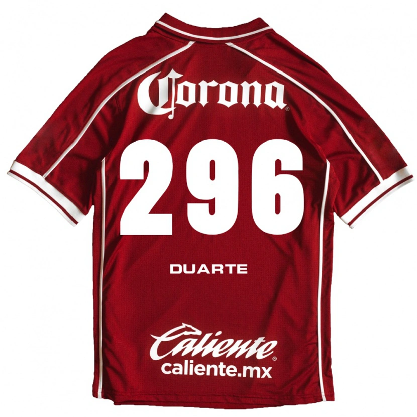 Danxen Mujer Camiseta Saúl Duarte #296 Blanco Rojo 1ª Equipación 2026/27 La Camisa México