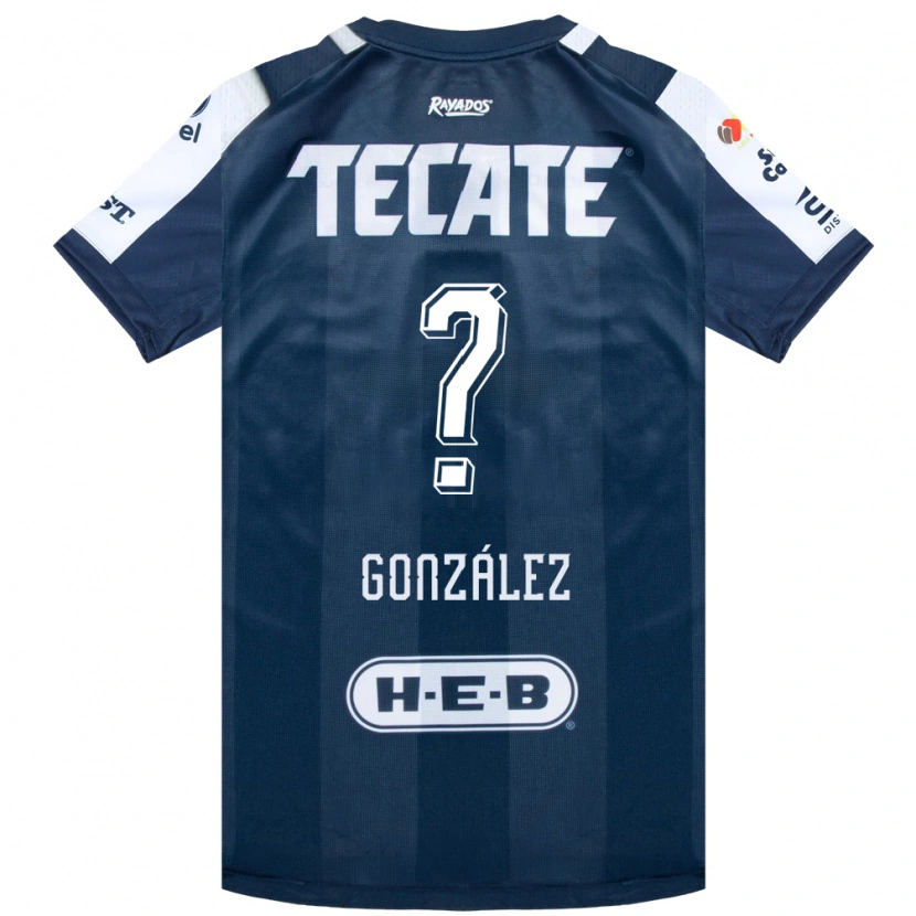 Danxen Mujer Camiseta Irvin González #0 Azul Tinta Blanco Rojo 1ª Equipación 2026/27 La Camisa México