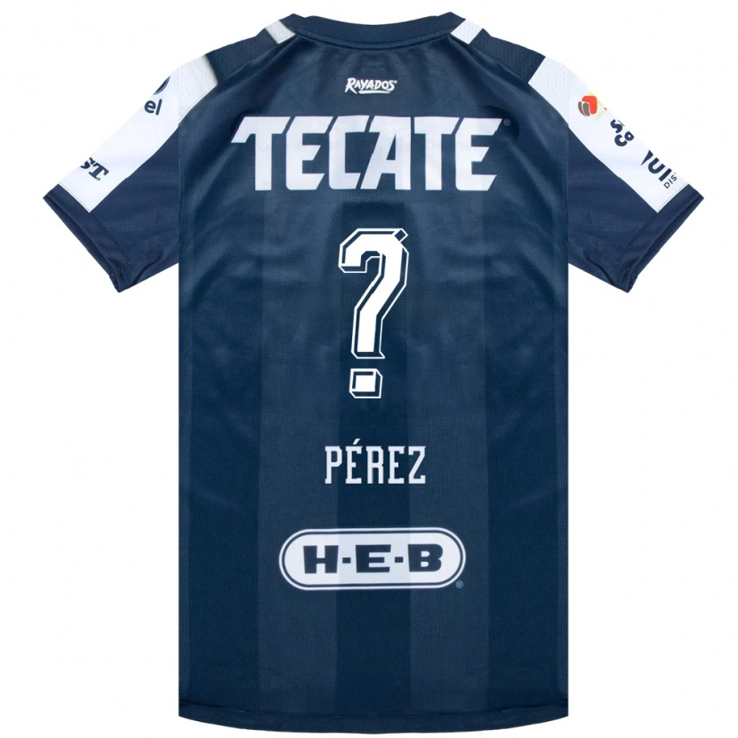 Danxen Mujer Camiseta Axel Pérez #0 Azul Tinta Blanco Rojo 1ª Equipación 2026/27 La Camisa México