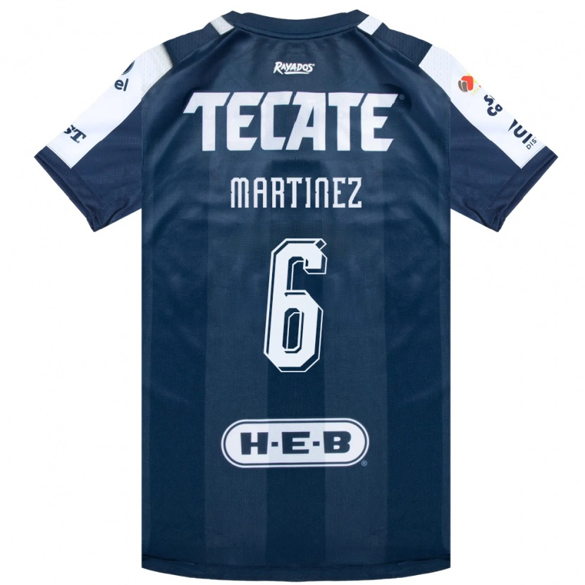 Danxen Mujer Camiseta Alejandra Martinez #6 Azul Tinta Blanco Rojo 1ª Equipación 2026/27 La Camisa México