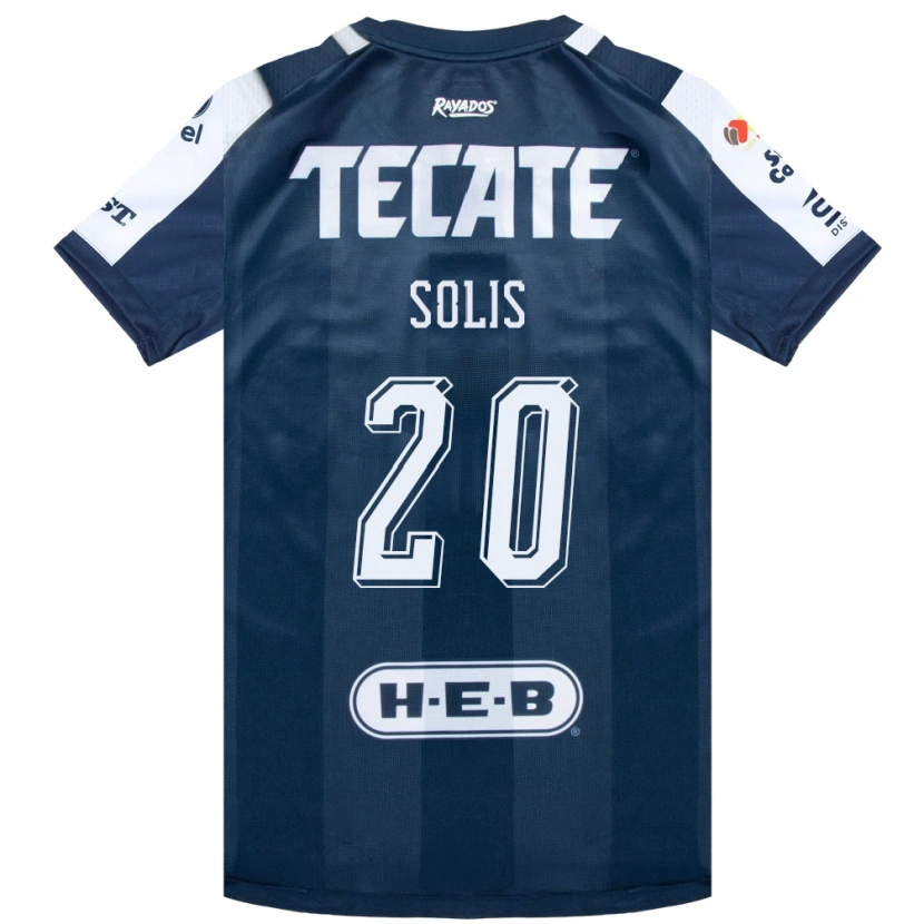 Danxen Mujer Camiseta Daniela Solis #20 Azul Tinta Blanco Rojo 1ª Equipación 2026/27 La Camisa México