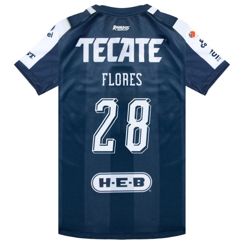 Danxen Mujer Camiseta Silvana Flores #28 Azul Tinta Blanco Rojo 1ª Equipación 2026/27 La Camisa México