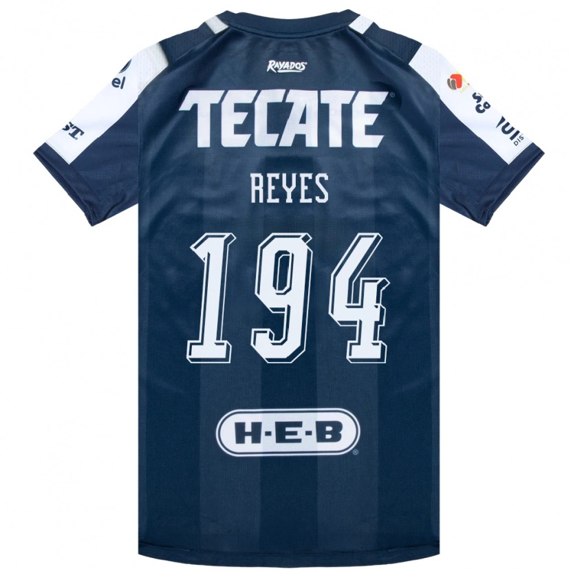 Danxen Mujer Camiseta Cristian Reyes #194 Azul Tinta Blanco Rojo 1ª Equipación 2026/27 La Camisa México