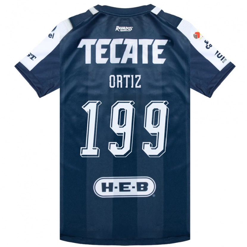 Danxen Mujer Camiseta Luis Ortiz #199 Azul Tinta Blanco Rojo 1ª Equipación 2026/27 La Camisa México