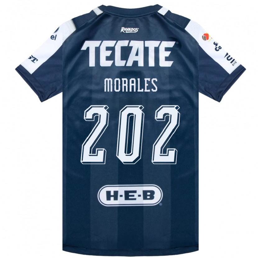 Danxen Mujer Camiseta Alejandro Morales #202 Azul Tinta Blanco Rojo 1ª Equipación 2026/27 La Camisa México
