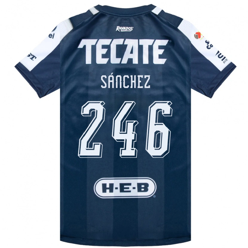 Danxen Mujer Camiseta Diego Sánchez #246 Azul Tinta Blanco Rojo 1ª Equipación 2026/27 La Camisa México