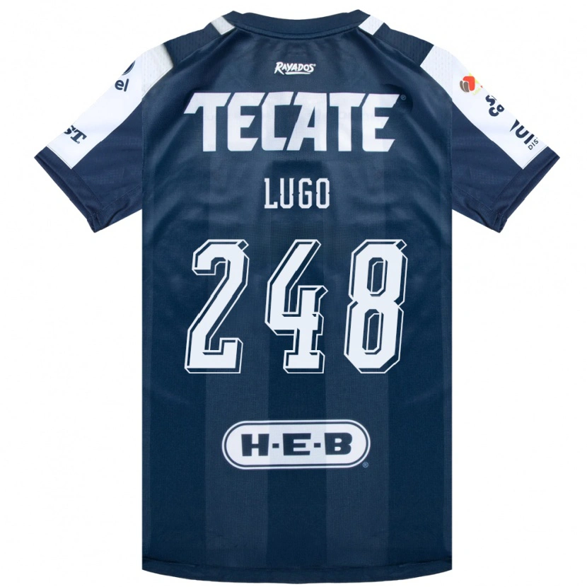 Danxen Mujer Camiseta Edy Lugo #248 Azul Tinta Blanco Rojo 1ª Equipación 2026/27 La Camisa México