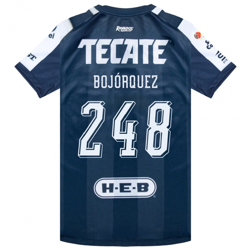 Danxen Mujer Camiseta Mauricio Bojórquez #248 Azul Tinta Blanco Rojo 1ª Equipación 2026/27 La Camisa México