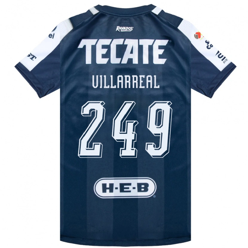 Danxen Mujer Camiseta Daniel Villarreal #249 Azul Tinta Blanco Rojo 1ª Equipación 2026/27 La Camisa México