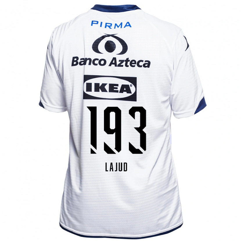 Danxen Mujer Camiseta Rodrigo Lajud #193 Blanco Negro Azul 1ª Equipación 2026/27 La Camisa México