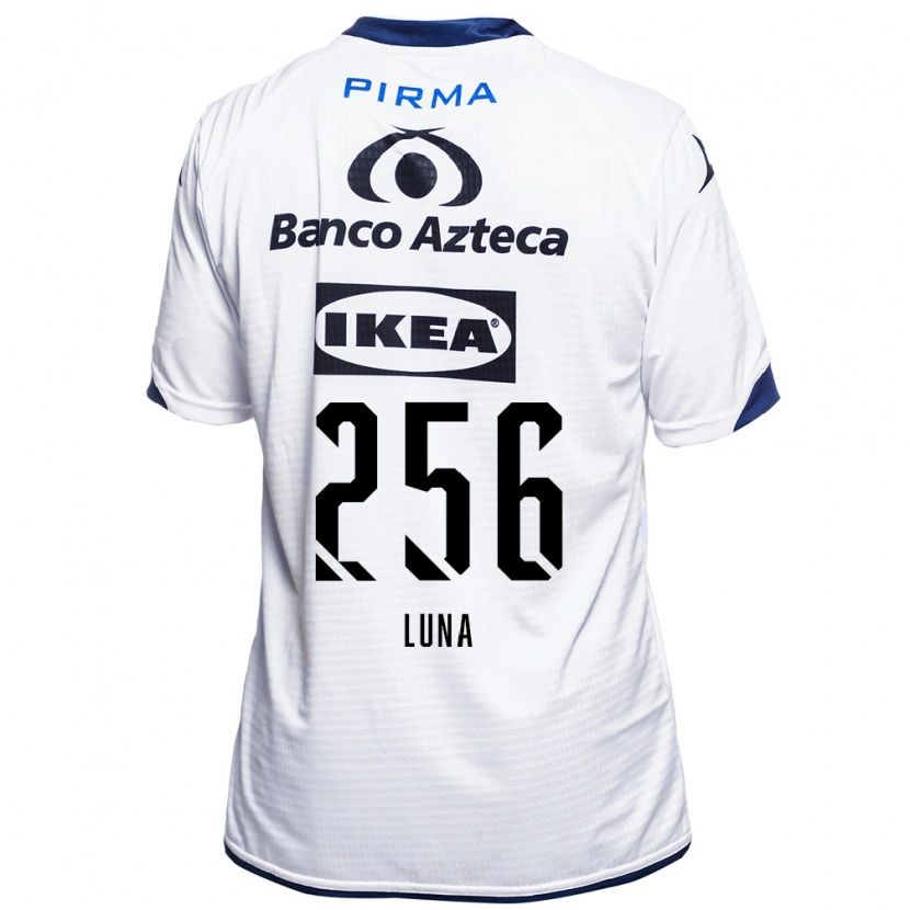 Danxen Mujer Camiseta Ángel Luna #256 Blanco Negro Azul 1ª Equipación 2026/27 La Camisa México