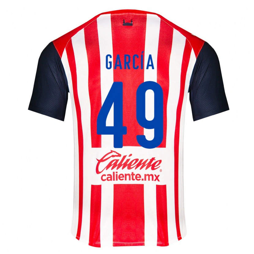 Danxen Mujer Camiseta Gilberto García #49 Rojo Negro Blanco 1ª Equipación 2026/27 La Camisa México