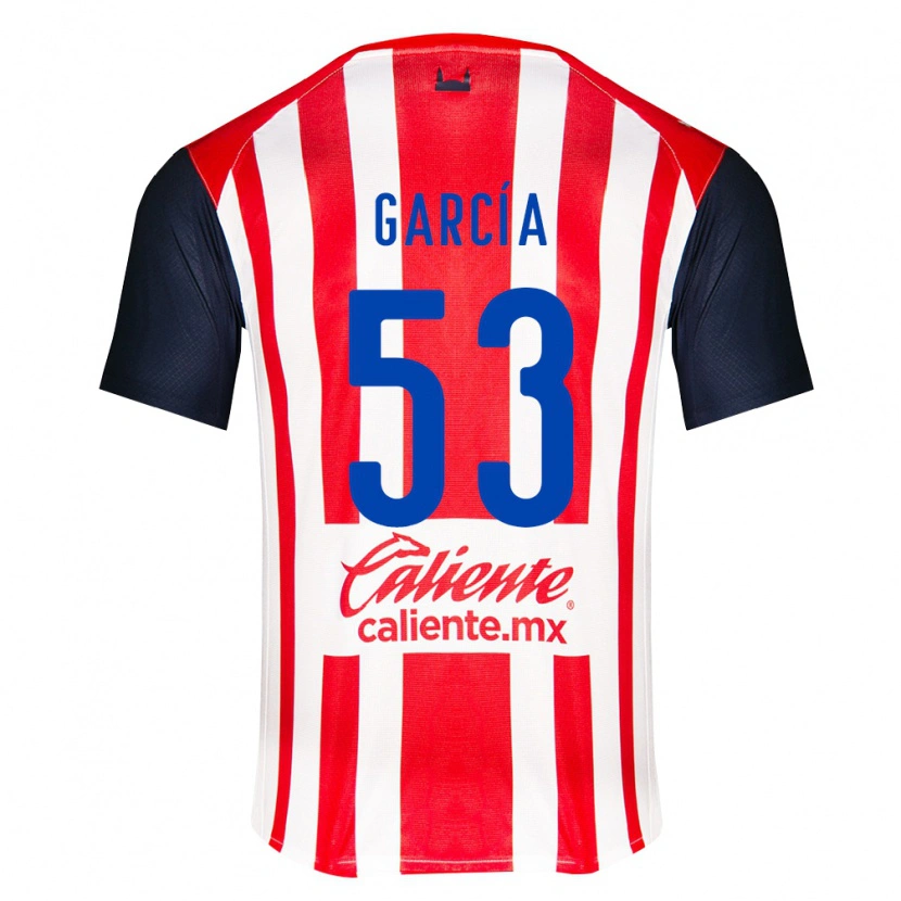 Danxen Mujer Camiseta Uziel García #53 Rojo Negro Blanco 1ª Equipación 2026/27 La Camisa México