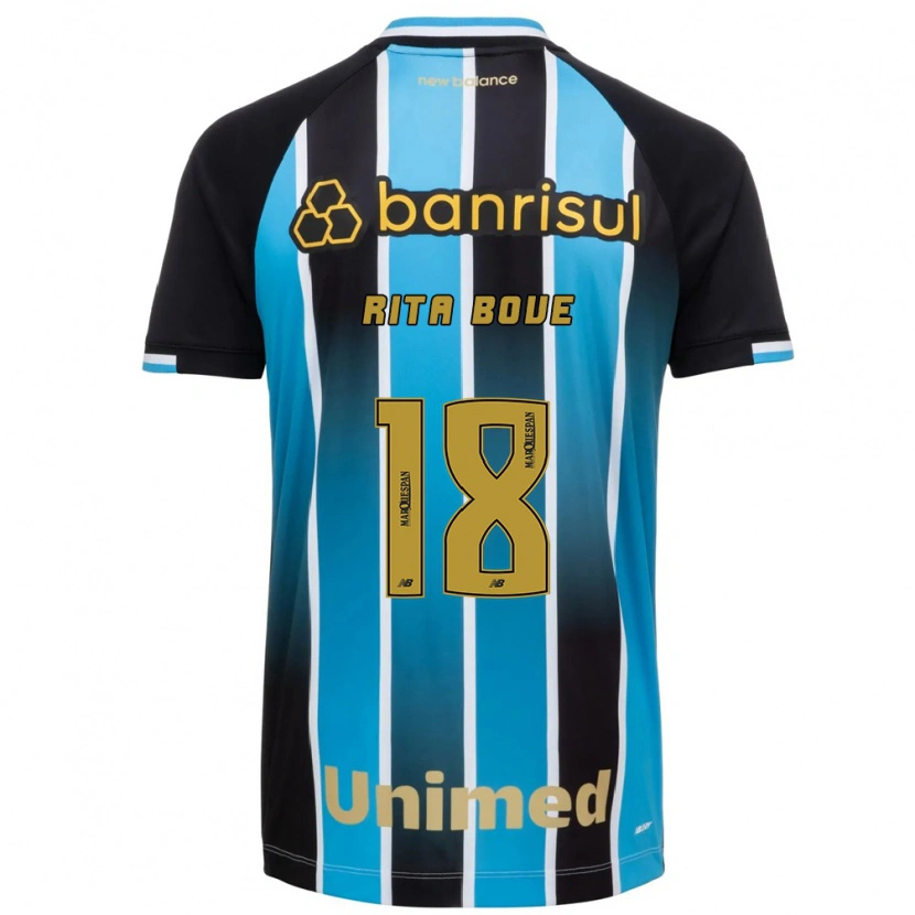 Danxen Mujer Camiseta Rita Bove #18 Azul Marrón Negro 1ª Equipación 2026/27 La Camisa México
