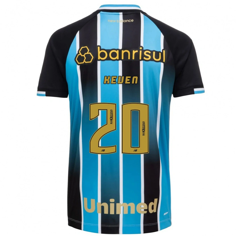 Danxen Mujer Camiseta Gabriel Keven #20 Azul Marrón Negro 1ª Equipación 2026/27 La Camisa México