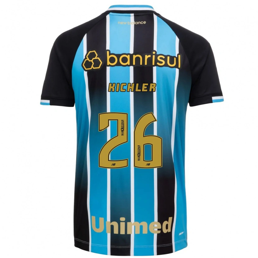 Danxen Mujer Camiseta Paola Kichler #26 Azul Marrón Negro 1ª Equipación 2026/27 La Camisa México