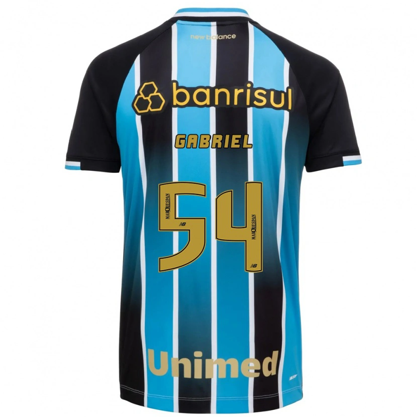 Danxen Mujer Camiseta Pedro Gabriel #54 Azul Marrón Negro 1ª Equipación 2026/27 La Camisa México