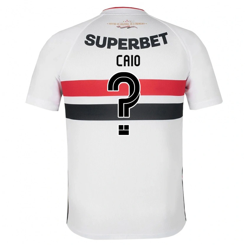 Danxen Mujer Camiseta Caio #0 Blanco Rojo Negro 1ª Equipación 2026/27 La Camisa México