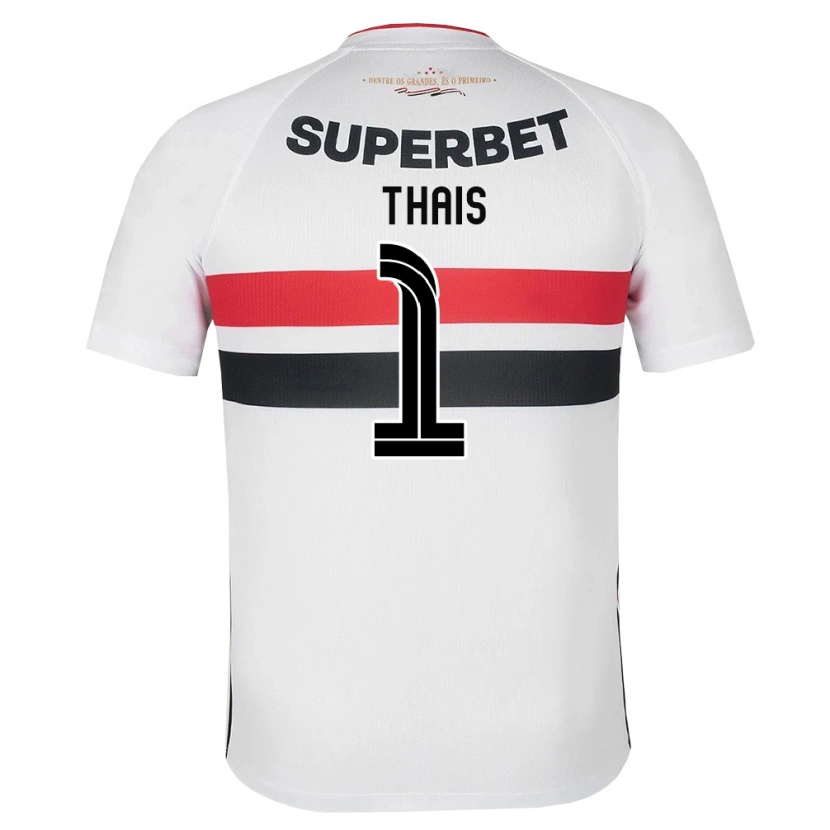 Danxen Mujer Camiseta Thais #1 Blanco Rojo Negro 1ª Equipación 2026/27 La Camisa México