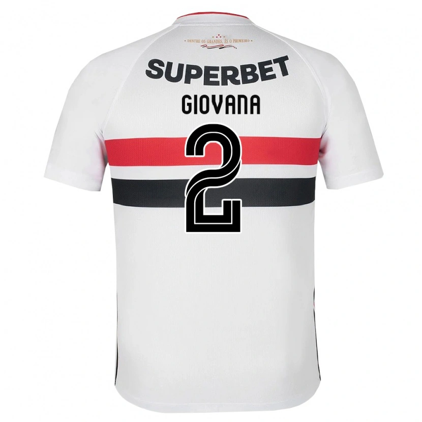 Danxen Mujer Camiseta Giovana #2 Blanco Rojo Negro 1ª Equipación 2026/27 La Camisa México
